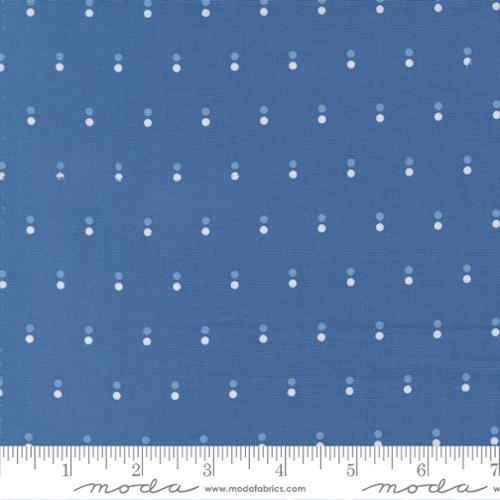 Blueprint - Quilting Cotton Fabric - Dots Dots - Sea