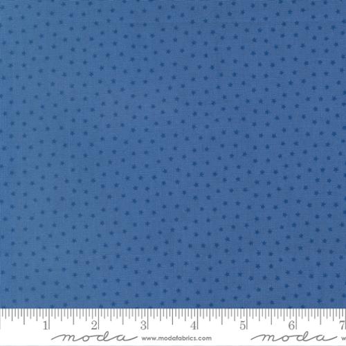 Blueprint - Quilting Cotton Fabric - Starlight Blenders Stars - Sea