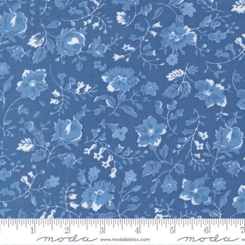 Blueprint - Quilting Cotton Fabric - Vineyard Florals - Sea