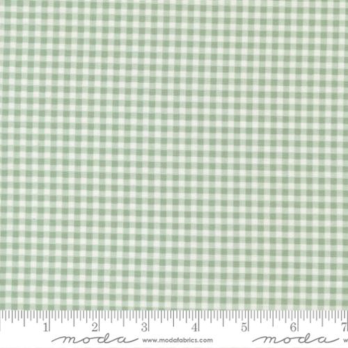 Sunbonnet - Quilting Cotton Fabric - Mini Gingham Checks and Plaids - Dusty Blue