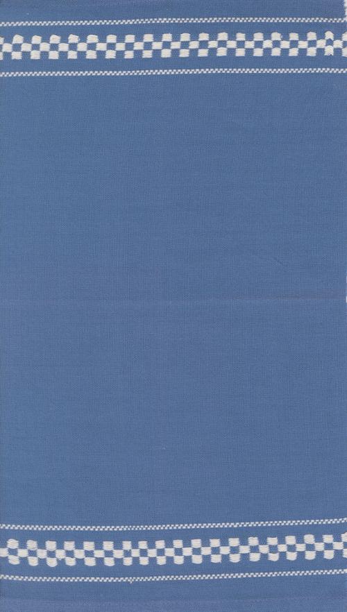 Rosie - 16 Inch Cotton Toweling -Woven Check Blue