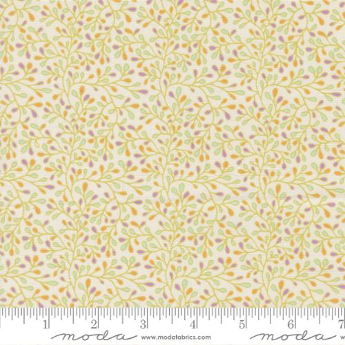 Floral Fondant - Cotton Fabric - Cloud