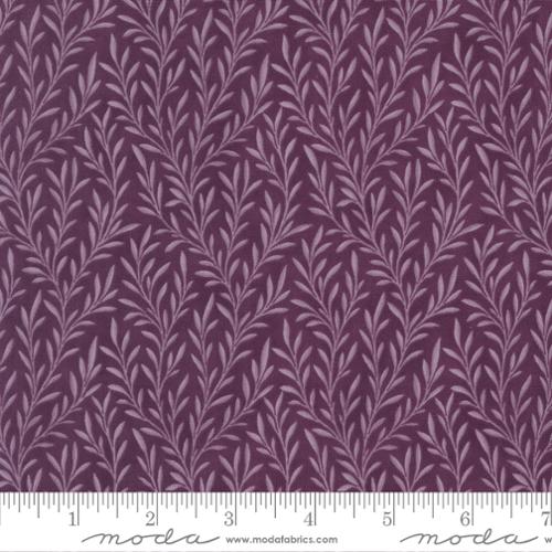 Collections Essence - Quilting Cotton Fabrics - Trailing Vines Blenders - Plum