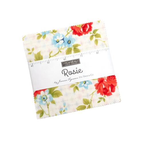 Rosie - Cotton Fabric - Rosie Precuts - Mini Charm (Copy)