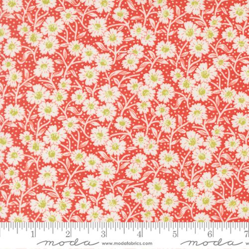 Rosie - Quilting Fabric - Picnic Bloom Florals - Strawberry