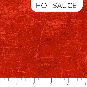 Canvas - Quilting Flannel Fabric - Hot Sauce