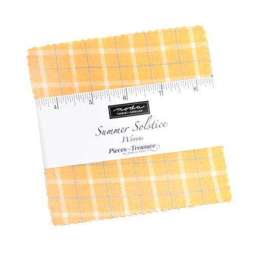 Summer Solstice Woven - Precut Quilting Cotton Fabric - 5" Charm Pack