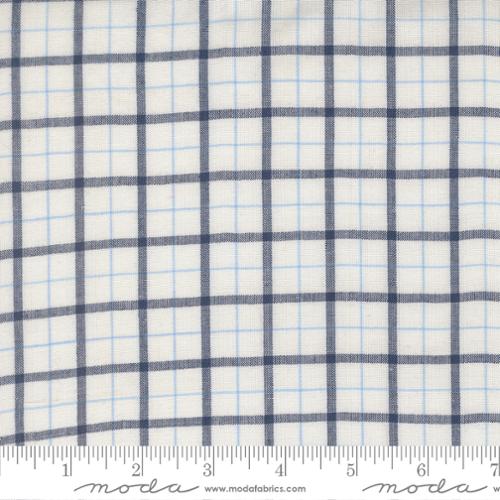 Summer Solstice Wovens - Quilting Cotton Fabric - Checks Plaids Stripes - Nautical Blue