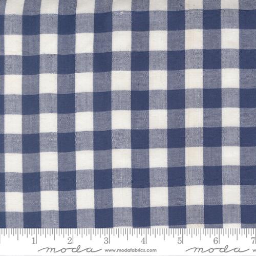 Summer Solstice Wovens - Quilting Cotton Fabric - Checks Plaids Stripes - Nautical Blue