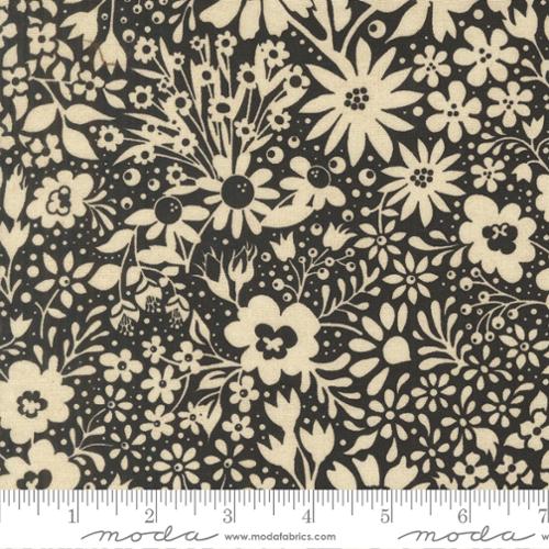 Posh - Quilting Cotton Fabric - Noir - Black