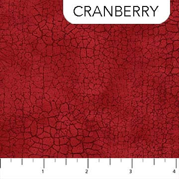 Crackle - Quilting Cotton Fabric - Cranberry