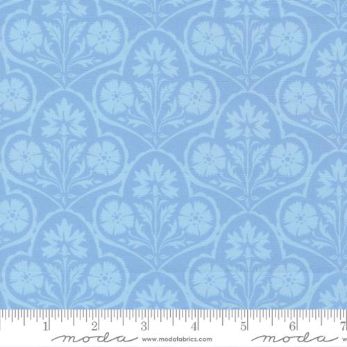 Cannon Beach - Quilting Cotton - Sky - Copalis Damask
