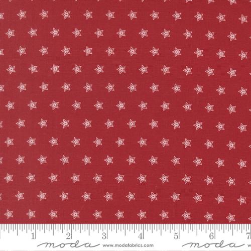 American Gatherings III - Wide Back Quilting Fabric - Stars - Crimson - 108"