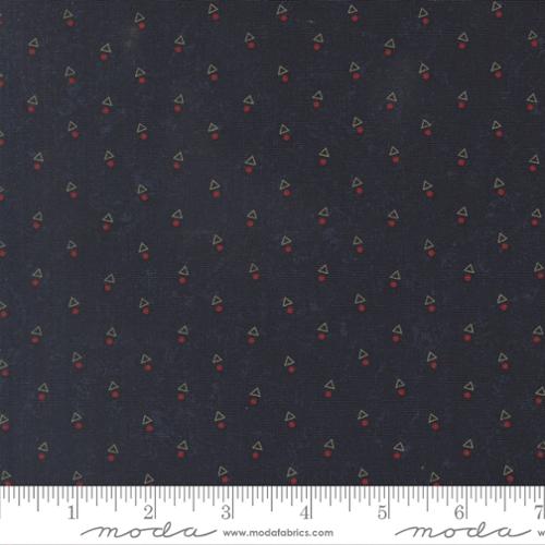 Quail Run - Quilting Cotton Fabric - Triangle Dot Blenders - Indigo