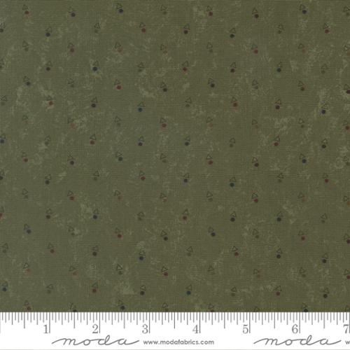 Quail Run - Quilting Cotton Fabric - Triangle Dot Blenders - Grass