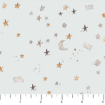Cotton-Tale – Quilting Cotton Fabric – Stars – Gray