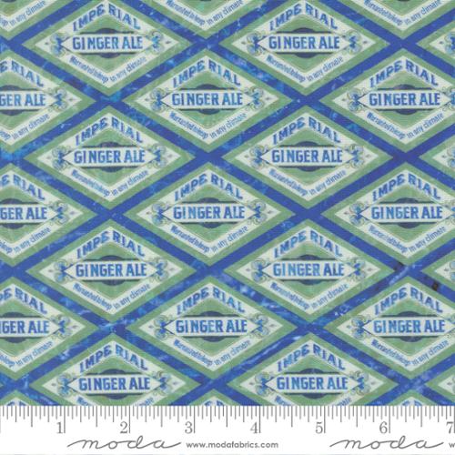 Saltwater - Quilting Cotton Fabric - Blue Lagoon Novelty - Ocean