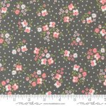 Cali & Co - Quilting Cotton Fabric - Flower Dot - Slate