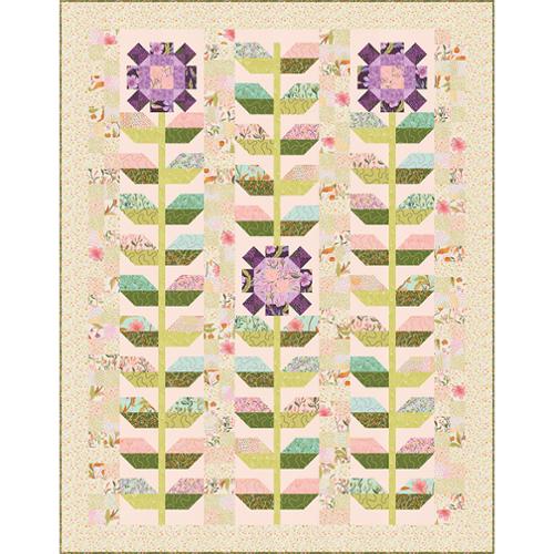 Quilt Kit - Floral Fondant Kit - Precut Quilt Kit
