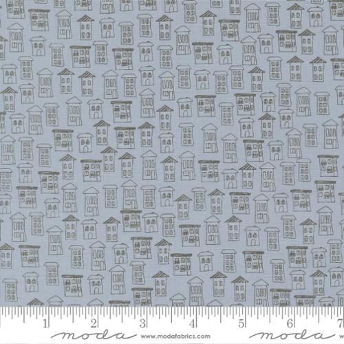 Independence Day - Quilting Cotton - American Houses Novelty - Splash
