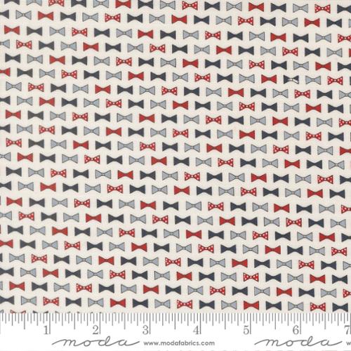 Independence Day - Quilting Cotton - Bowties Novelty - Vanilla