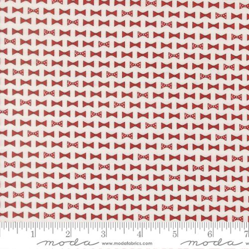Independence Day - Quilting Cotton - Bowties Novelty - Vanilla Red