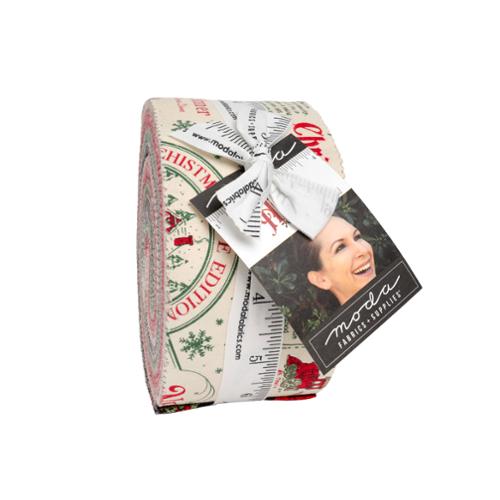 Holiday Cheer - Precut Quilting Cotton Fabric - Jelly Roll