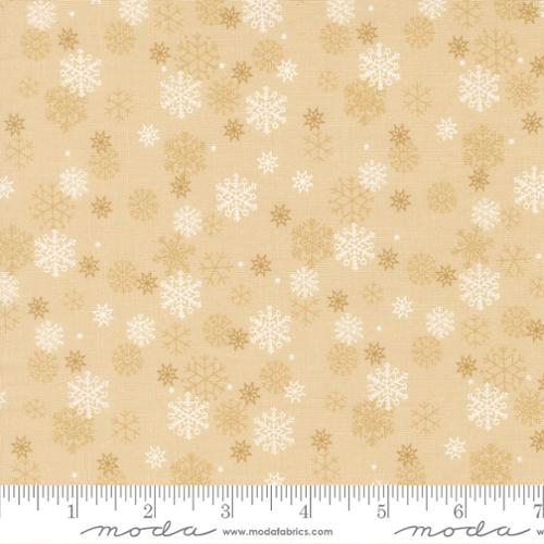 Holiday Cheer - Quilting Cotton Fabric - Snow Flurry Blenders Snowflake - Natural