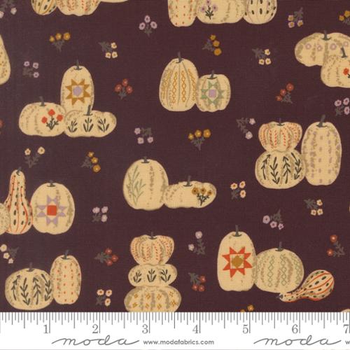 Windfall - Quilting Cotton Fabric - Pumpkin Patches Fall - Merlot