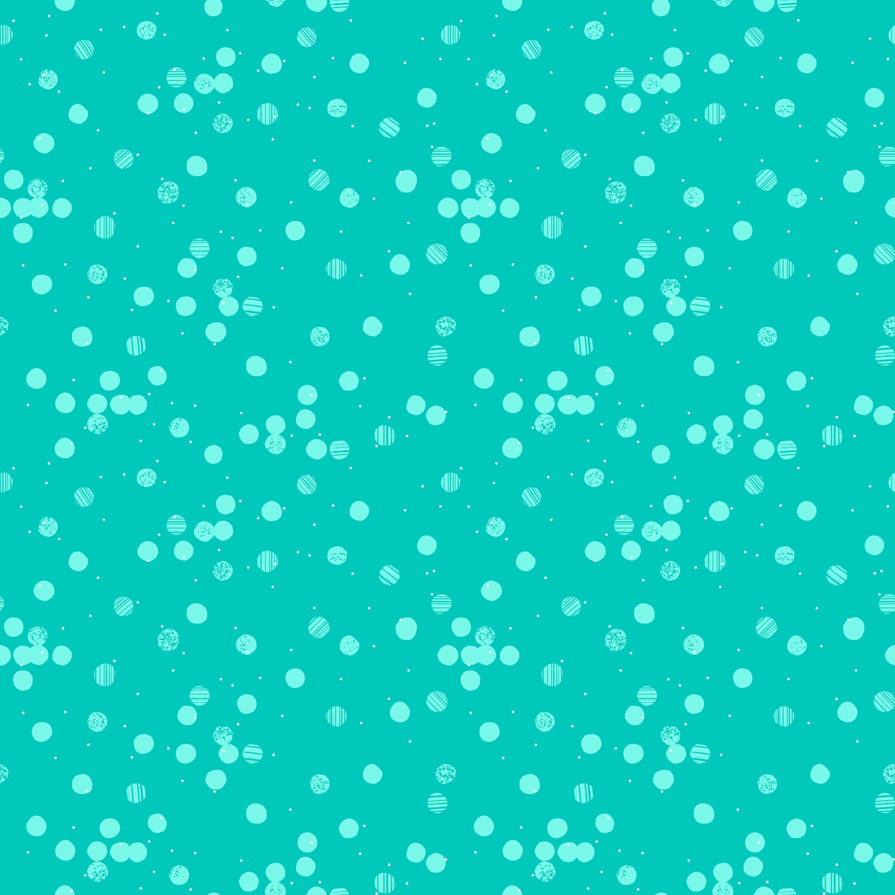 Seasons – Quilting Cotton Fabric – Snow – Mint
