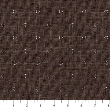 Stash – Quilting Cotton Fabric – Stitches – Brown