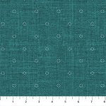 Stash – Quilting Cotton Fabric – Stitches – Teal