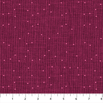 Stash – Quilting Cotton Fabric – Stripe Dot - Berry