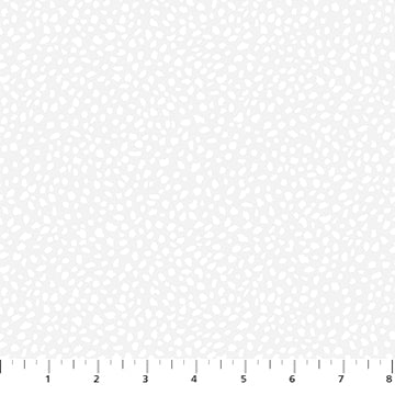 Dovetail - Quilting Cotton Fabric - Spotty - White Pigment