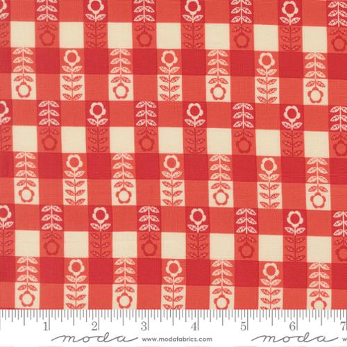 The Henhouse - Quilting Cotton - Flower Plaid Checks and Plaids Gingham - Barn