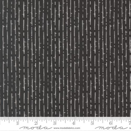 Coven - Quilting Cotton Fabric - Thorny Stripes Stripes - Onyx