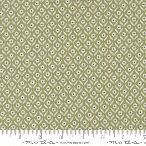 True Love - Quilting Cotton Fabric - Wall Flower Florals - Fern