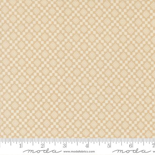True Love - Quilting Cotton Fabric - Checkmate Blenders - Oatmeal