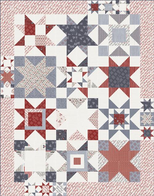 Quilt Kit - Independence Day Kit - Seeing Stars