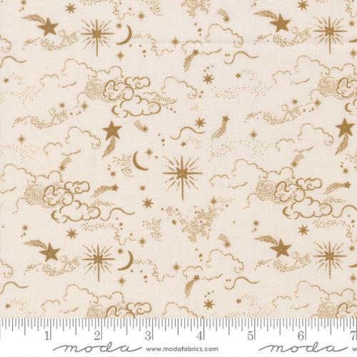Silent Night - Quilting Cotton Fabric - Holy Night Skies Blenders Stars - Lamb