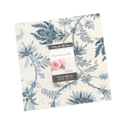 Breathtaking Blues - Precut Quilting Cotton Fabric - 10" Layer Cake