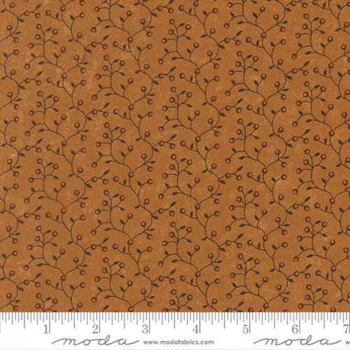 Wheatland - Quilting Cotton Fabric - Bittersweet Blenders Vines Berry - Flax