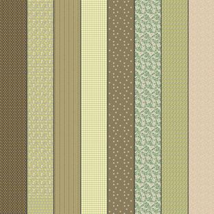 Gathered Lollies - Quilting Cotton Fabric - One Blenders - Trentham