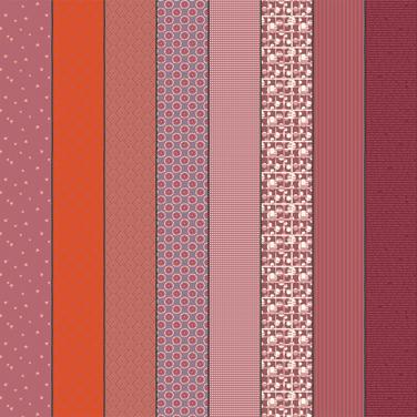 Gathered Lollies - Quilting Cotton Fabric - Three Blenders - Hazel