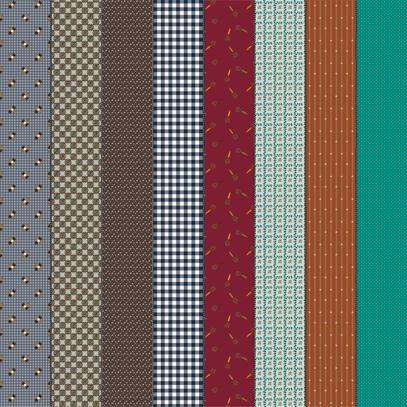 Gathered Lollies - Quilting Cotton Fabric - Five Blenders - Trentham