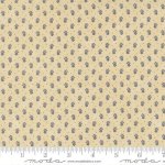 Bluebirds Nest - Quilting Cotton Fabric - Tiny Buds Small Floral - Tan