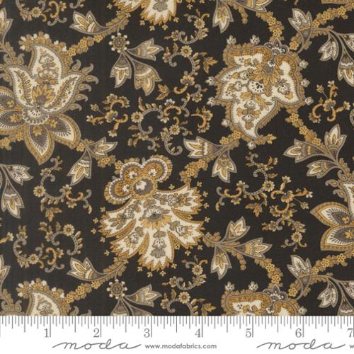 Collections Magnolia - Quilting Cotton Fabric - Paisley - Onyx