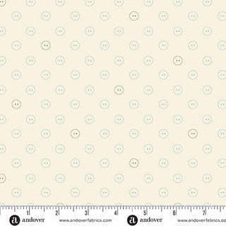 Sewing Bird – Quilting Cotton – Buttons – Starched