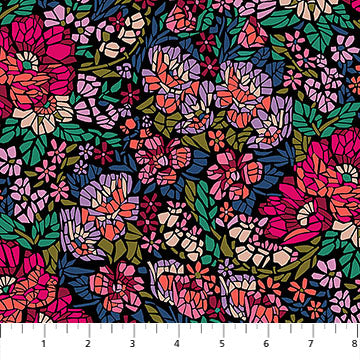 Rhapsody - Quilting Cotton Fabric - Mosaic - Painted
