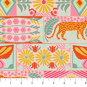 Rhapsody - Quilting Cotton Fabric - Bricklayer - Sunny